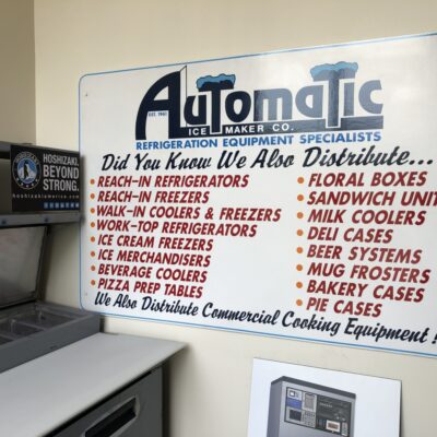 List of what Automatic Ice Maker Distributes